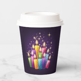 Kerzenschein Pappbecher