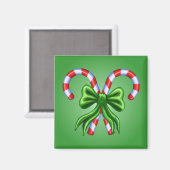 Kerzenständer und Bogen - Maßgeschneidert Magnet (Vorderseite/Rückseite)
