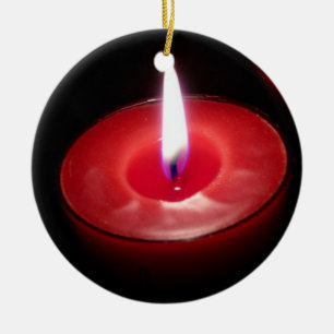 Kerzenverzierung Keramik Ornament