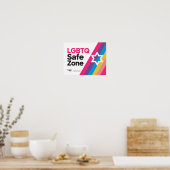 Keshet LGBTQ Safe Zone Poster (Küche)