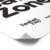 Keshet LGBTQ Safe Zone Poster (Ecke)