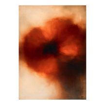 Keshi-Mohn Atmosphärische Florale Abstraktion