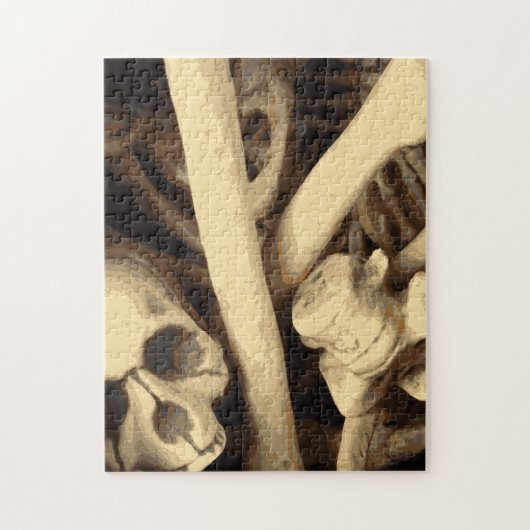 Kessel der Knochen. Puzzle (Vertikal)