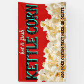 Kessel-Mais-Popcorn-Geschäfts-Festival-Marketing Banner (Vertikal)