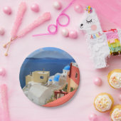 Kessel, Oia, Santorini, Griechenland Pappteller (Party)