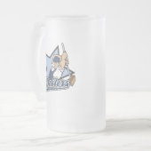 Kessel-Tasse Mattglas Bierglas (Vorderseite Links)