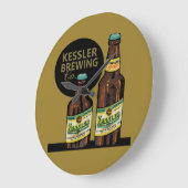 Kessler Export Beer Große Wanduhr (Winkel)
