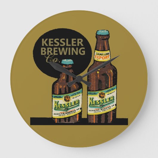 Kessler Export Beer Große Wanduhr (Vorderseite)