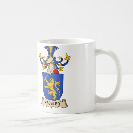 Kessler-Familienwappen Kaffeetasse (Rechts)