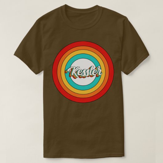 Kessler Name Shirt Vintage Kessler Kreis (Design vorne)