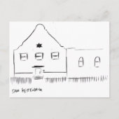 Kestenbaum Bedford-Stuyvesant Synagoge Postkarte (Vorderseite)