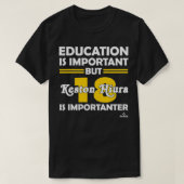 Keston Hiura Education is Important  T-Shirt (Design vorne)