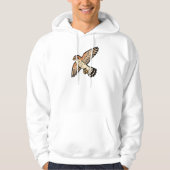 Kestrel Bird Hovering Hoodie (Vorderseite)