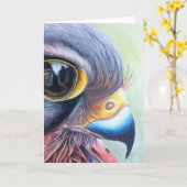 Kestrel Greetings Card Karte (Gelbe Blume)