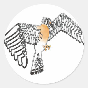 Kestrel Runder Aufkleber