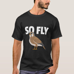 Kestrel Sparrow Hawk Falcon Vogelbeobachtung T-Shirt