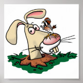 Kestrel und Rabbit Poster (Vorne)