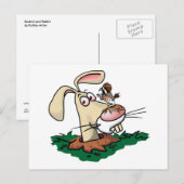 Kestrel und Rabbit Postkarte (Vorne/Hinten)