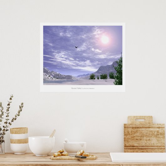 Kestrel Valley Poster (Küche)