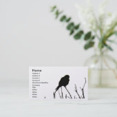 Kestrel-Visitenkarte Visitenkarte (Stehend Vorderseite)