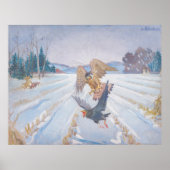 Kestrel's Quarry - Kulhanek Wildlife Art Print Poster (Vorne)