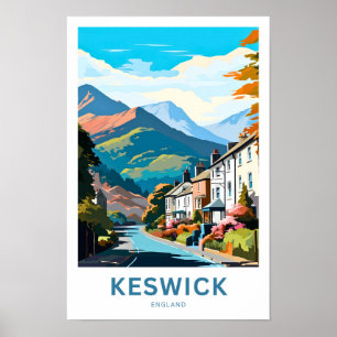 Keswick England Travel Print Poster