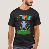 Ketamine Skiing Jumping Bear T-Shirt (Vorderseite)