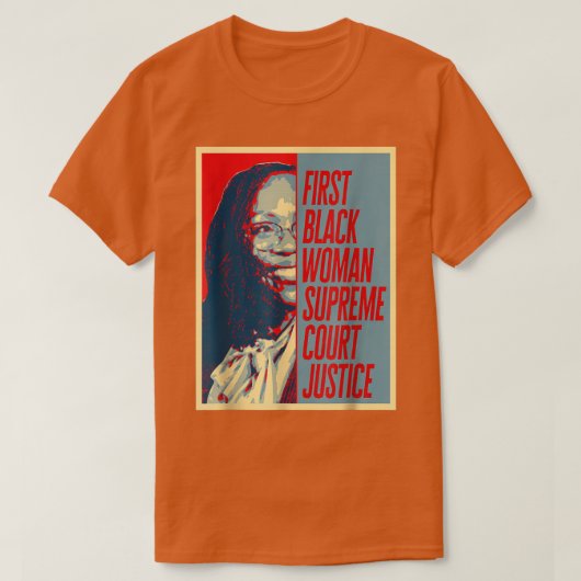 Ketanji Brown Jackson 1. Oberster Gerichtshof Bl T-Shirt (Design vorne)