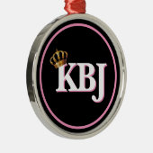 Ketanji Brown Jackson KBJ Premium Keepake Ornament Aus Metall (Rechts)