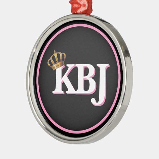 Ketanji Brown Jackson KBJ Premium Keepake Ornament Aus Metall (Links)