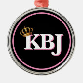 Ketanji Brown Jackson KBJ Premium Keepake Ornament Aus Metall (Vorne)