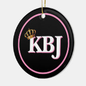Ketanji Brown Jackson KBJ Weihnachten Keramik Ornament (Links)
