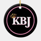 Ketanji Brown Jackson KBJ Weihnachten Keramik Ornament (Hinten)