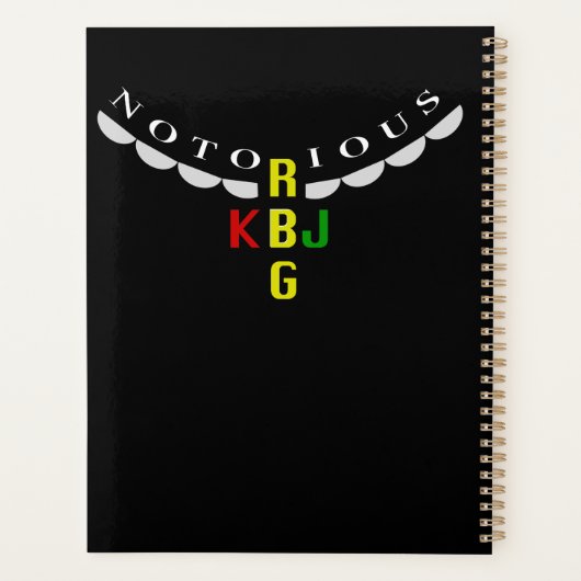 Ketanji  Jackson and Ruth Ginsburg - Planner Planer (Rückseite)