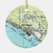 Ketchikan AK Weihnachtsdekoration Keramik Ornament (Vorne)