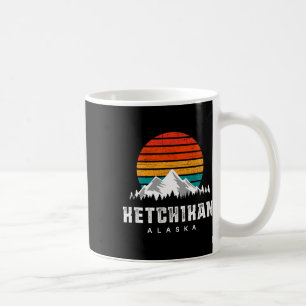 Ketchikan Alaska Bergwelt Skifahren und Wandern Kaffeetasse