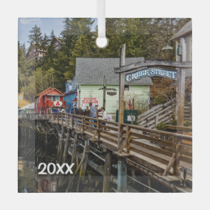 Ketchikan, Alaska, Creek Street, Ornament Aus Glas