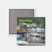 Ketchikan-Alaska-Magnet Magnet (Vorderseite/Rückseite)