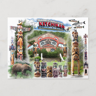 Ketchikan, Alaska Postkarte