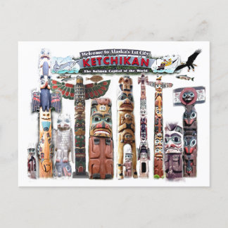 Ketchikan, Alaska Postkarte