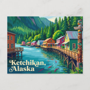 Ketchikan Alaska Postkarte