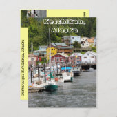 Ketchikan, Alaska Postkarte (Vorne/Hinten)