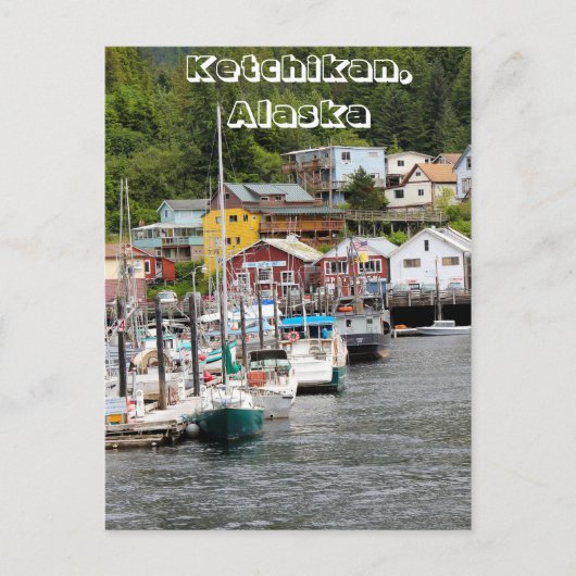 Ketchikan, Alaska Postkarte (Vorderseite)