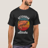 Ketchikan Alaska Salmon Fishing  T-Shirt (Vorderseite)
