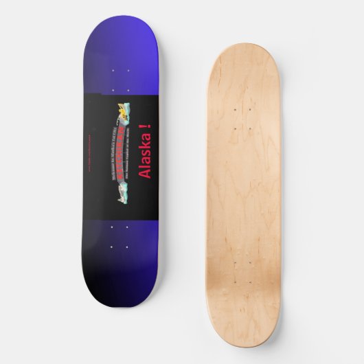 Ketchikan Alaska Skateboard (Vorderseite)