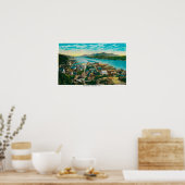 Ketchikan, Alaska Stadtansicht - Die erste Stadt Poster (Küche)