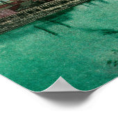 Ketchikan, Alaska Stadtansicht - Erste Stadt in Poster (Ecke)