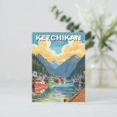 Ketchikan Alaska Travel Postkarte (Stehend Vorderseite)