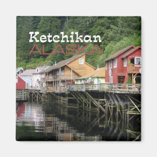 Ketchikan Alaska Travel Souvenir Kühlschrankmagnet