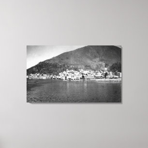 Ketchikan, Alaska von ankommender Leinwanddruck
